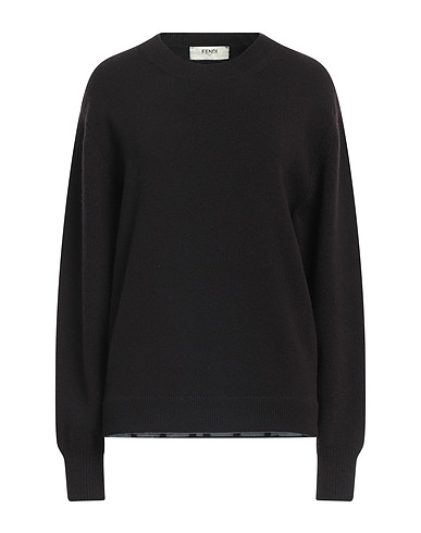 FENDI Pullover Moka 67% Laine, 29% Cachemire, 3% Polyamide, 1% Élasthanne
