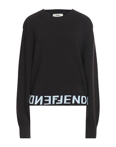 FENDI Pullover Nero 67% Lana, 29% Cachemire, 3% Poliammide, 1% Elastan