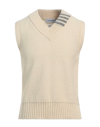 THOM BROWNE Jumper Ivory 70% Wool, 30% Mohair wool