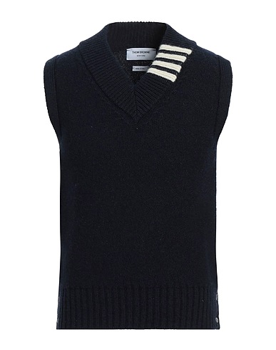 THOM BROWNE Jumper Midnight blue 70% Wool, 30% Mohair wool