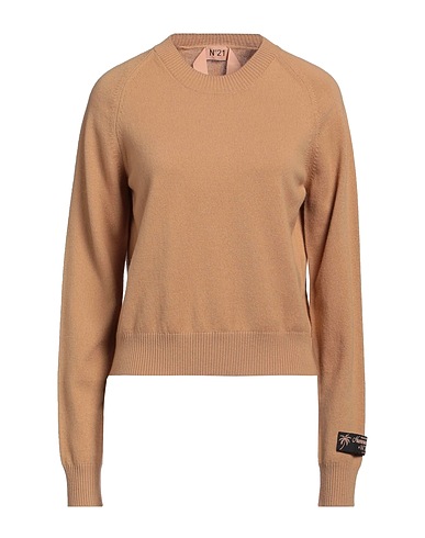 N°21 Sweater Camel 100% Virgin Wool