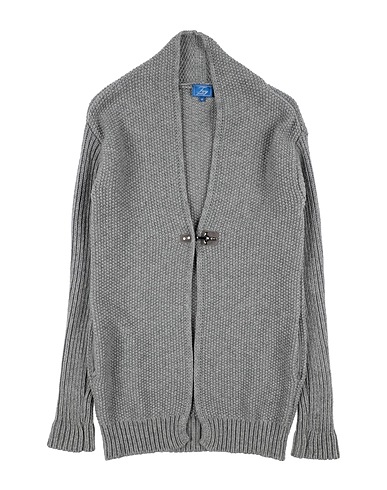 FAY Strickjacke Grau 47% Schurwolle, 30% Viskose, 15% Polyamid, 8% Kaschmir