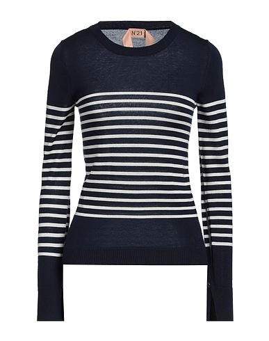 N°21 Jumper Navy blue 100% Virgin Wool