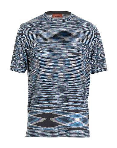 MISSONI Pullover Bleu marine 100% Coton