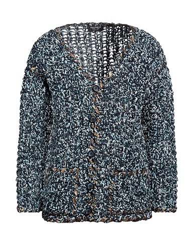 DOLCE&GABBANA Cardigan Navy blue 95% Polyamide, 5% Polyester