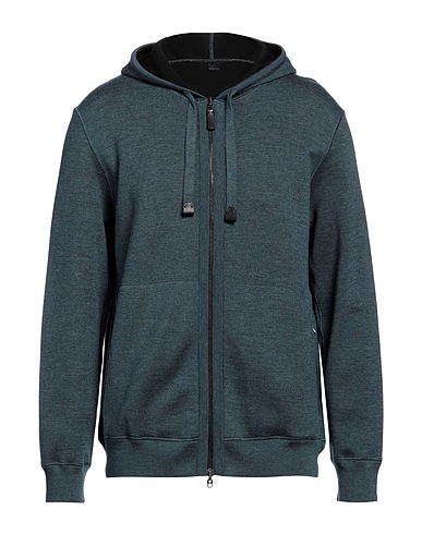 BRIONI Cardigan Deep teal 42% Cotton, 35% Cashmere, 15% Silk, 6% Polyamide, 2% Elastane