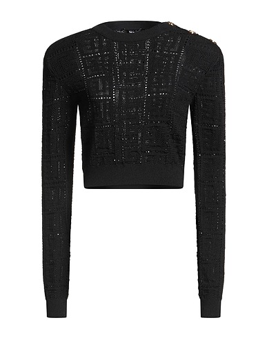 BALMAIN Jumper Black 84% Viscose, 16% Polyamide