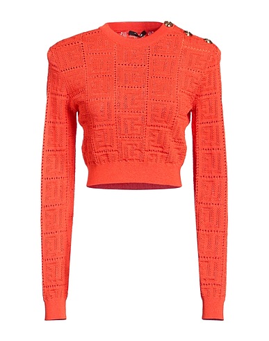 BALMAIN Jersey Naranja 84% Viscosa, 16% Poliamida