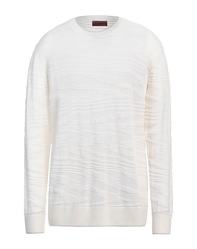 MISSONI Jumper Cream 93% Wool, 7% Viscose