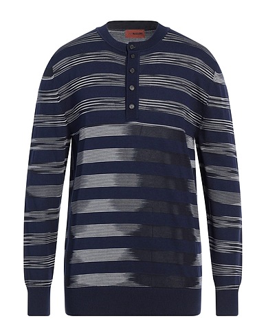 MISSONI Pullover Marineblau 75% Baumwolle, 25% Viskose