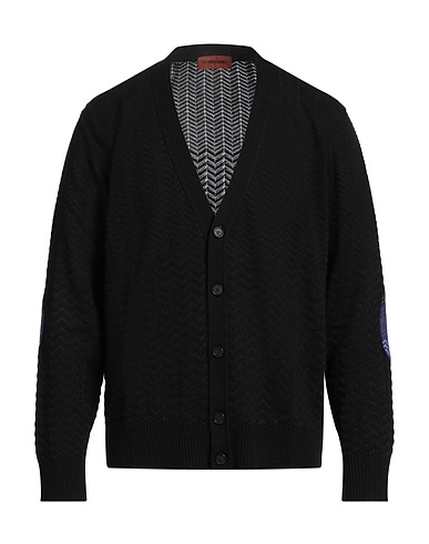 MISSONI Cardigan Nero 50% Cotone, 50% Viscosa