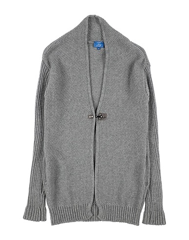 FAY Strickjacke Grau 47% Schurwolle, 30% Viskose, 15% Polyamid, 8% Kaschmir