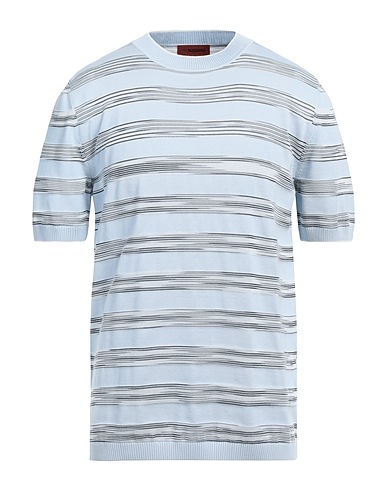 MISSONI Sweater Sky blue 75% Cotton, 25% Viscose