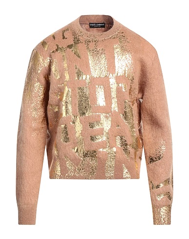 DOLCE&GABBANA Jumper Camel 50% Mohair wool, 30% Polyamide, 20% Wool