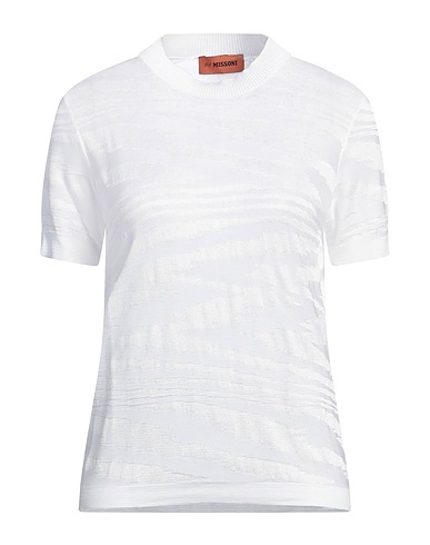 MISSONI Sweater White 62% Viscose, 38% Cotton