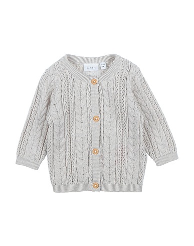 NAME IT® Cardigan Grigio chiaro 100% Cotone organico