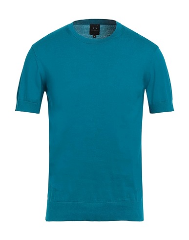 ARMANI EXCHANGE Sweater Deep teal 100% Cotton
