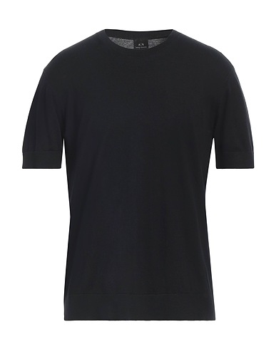 ARMANI EXCHANGE プルオーバー ブラック コットン 100%