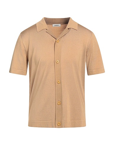 SANDRO Cardigan Sand 83% Viscose, 14% Polyamide, 3% Elastane