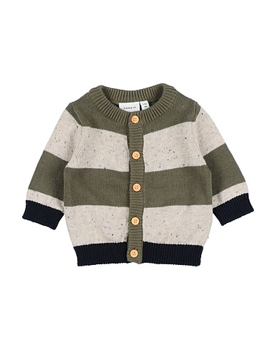 NAME IT® Cardigan Military green 100% Organic cotton