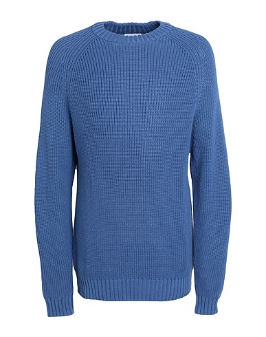 TOPMAN Jumper Pastel blue 50% Cotton, 50% Acrylic