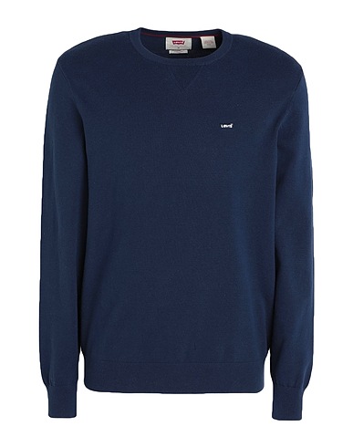 LEVI'S Pullover MT-SWEATERS
 Marineblau 94% Baumwolle, 4% Polyamid, 2% Elastan