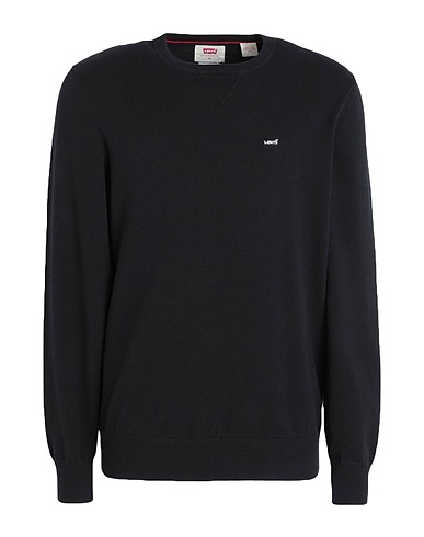 LEVI'S Pullover MT-SWEATERS
 Schwarz 94% Baumwolle, 4% Polyamid, 2% Elastan