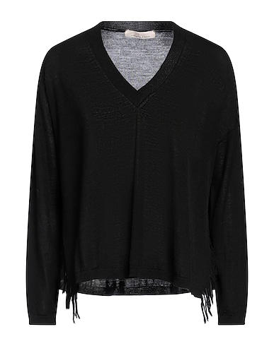 LIVIANA CONTI Pullover Nero 100% Lana Vergine