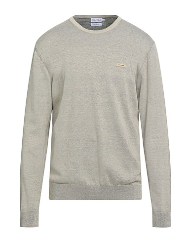 CALVIN KLEIN Pullover Beige 90% Cotone, 10% Seta