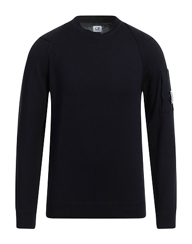C.P. COMPANY Pullover Blu notte 100% Cotone