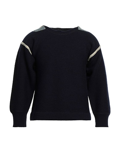 MAISON MARGIELA Sweater Midnight blue 100% Wool, Cotton