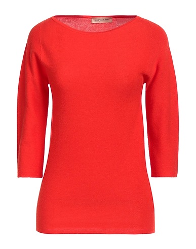 GENTRYPORTOFINO Jumper Tomato red 85% Cotton, 15% Cashmere