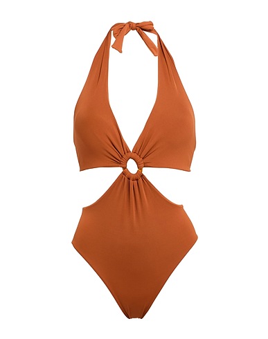 FISICO One-piece swimsuits Brown 86% Polyamide, 14% Elastane