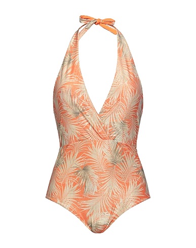 FISICO One-piece swimsuits Orange 52% Polyamide, 36% Polyester, 12% Elastane