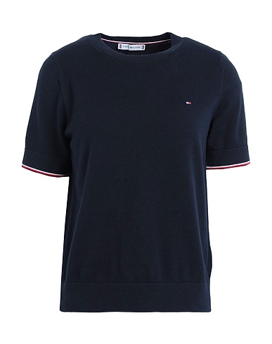 TOMMY HILFIGER Jumper Navy blue 100% Cotton