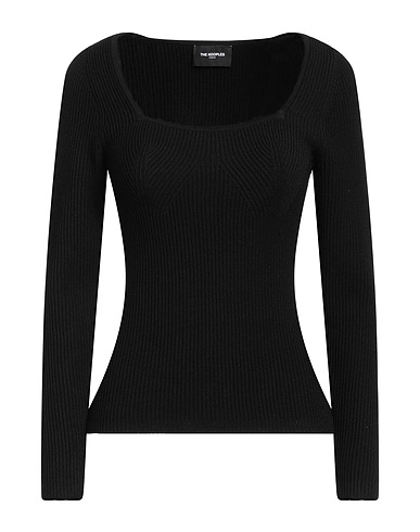 THE KOOPLES Jumper Black 77% Viscose, 16% Polyester, 6% Polyamide, 1% Elastane