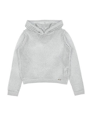 LIU •JO Pullover Hellgrau 77% Polyester, 23% Metallfaser