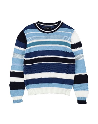 MONNALISA Jumper Blue 100% Cotton