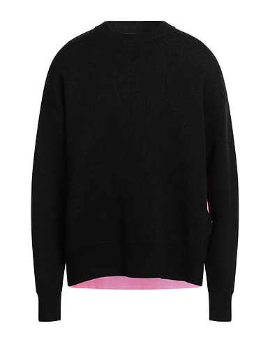 PALM ANGELS Jumper Black 100% Virgin Wool, Polyester