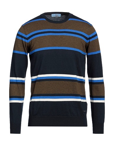 HARMONT & BLAINE Sweater Midnight blue 75% Cotton, 17% Wool, 8% Cashmere