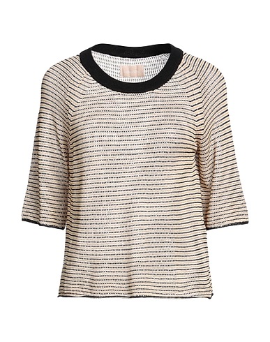 ZADIG&VOLTAIRE Jumper Beige 42% Viscose, 39% Cotton, 14% Polyamide, 5% Metallic Polyester