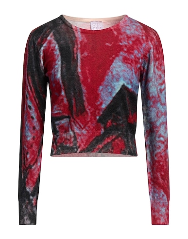 STELLA JEAN Sweater Red 100% Merino Wool