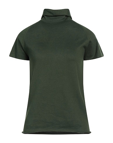 CRUCIANI Polo neck Dark green 100% Cotton