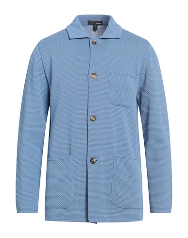 LARDINI Cardigan Light blue 100% Cotton