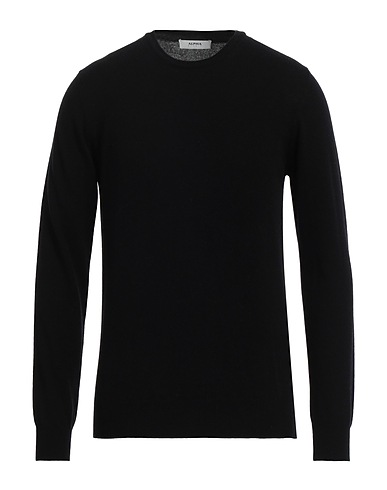 ALPHA STUDIO Pullover Nero 70% Lana, 30% Cachemire