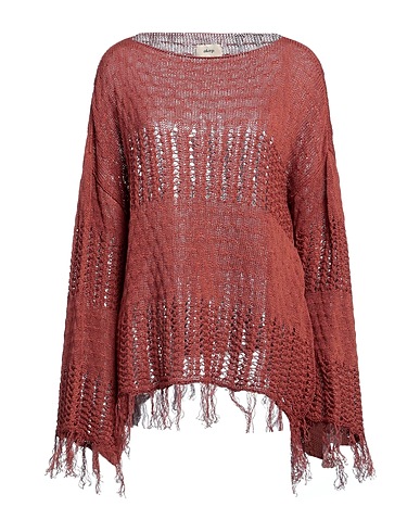 AKEP Pullover Braun 58% Leinen, 42% Baumwolle