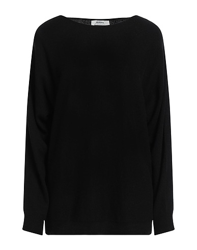 ALPHA STUDIO Jumper Black 40% Recycled wool, 30% EcoVero™ viscose, 20% Recycled polyamide, 10% Cashmere