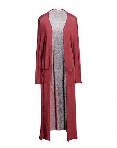 AKEP Cardigan Brick red 88% Viscose, 12% Polyester