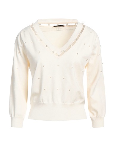 TWINSET Jumper Off white 72% Viscose, 28% Polyester