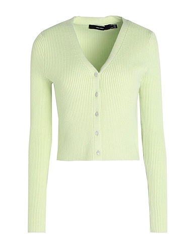 VERO MODA Cardigan Light green 50% Livaeco by Birla Cellulose™, 28% Polyester, 22% Nylon